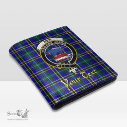 Scottish Weir Modern Clan Crest Tartan Mens Leather Wallet Tartan Wallet