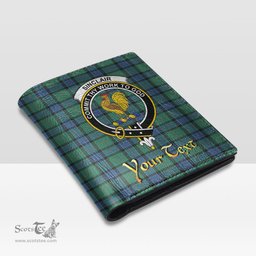 Scottish Sinclair Hunting Ancient Clan Crest Tartan Mens Leather Wallet Tartan Wallet