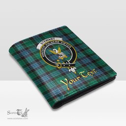 Scottish Stewart Old Ancient Clan Crest Tartan Mens Leather Wallet Tartan Wallet