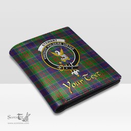 Scottish Stewart of Appin Hunting Modern Clan Crest Tartan Mens Leather Wallet Tartan Wallet