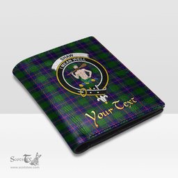 Scottish Shaw Modern Clan Crest Tartan Mens Leather Wallet Tartan Wallet