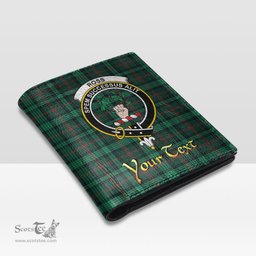Scottish Ross Hunting Modern Clan Crest Tartan Mens Leather Wallet Tartan Wallet