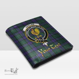 Scottish Sinclair Hunting Modern Clan Crest Tartan Mens Leather Wallet Tartan Wallet