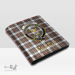 Scottish Stewart Dress Modern Clan Crest Tartan Mens Leather Wallet Tartan Wallet