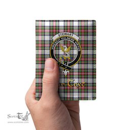 Scottish Stewart Dress Modern Clan Crest Tartan Mens Leather Wallet Tartan Wallet