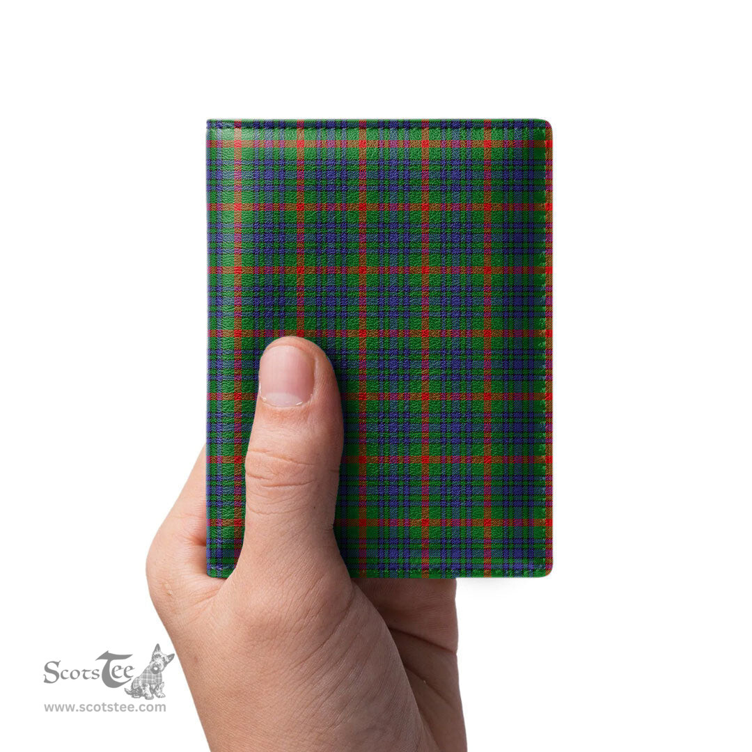 Scottish Aiton Clan Tartan Mens Leather Wallet Tartan Wallet