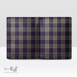Scottish Cunningham Dress Blue Dancers Clan Tartan Mens Leather Wallet Tartan Wallet