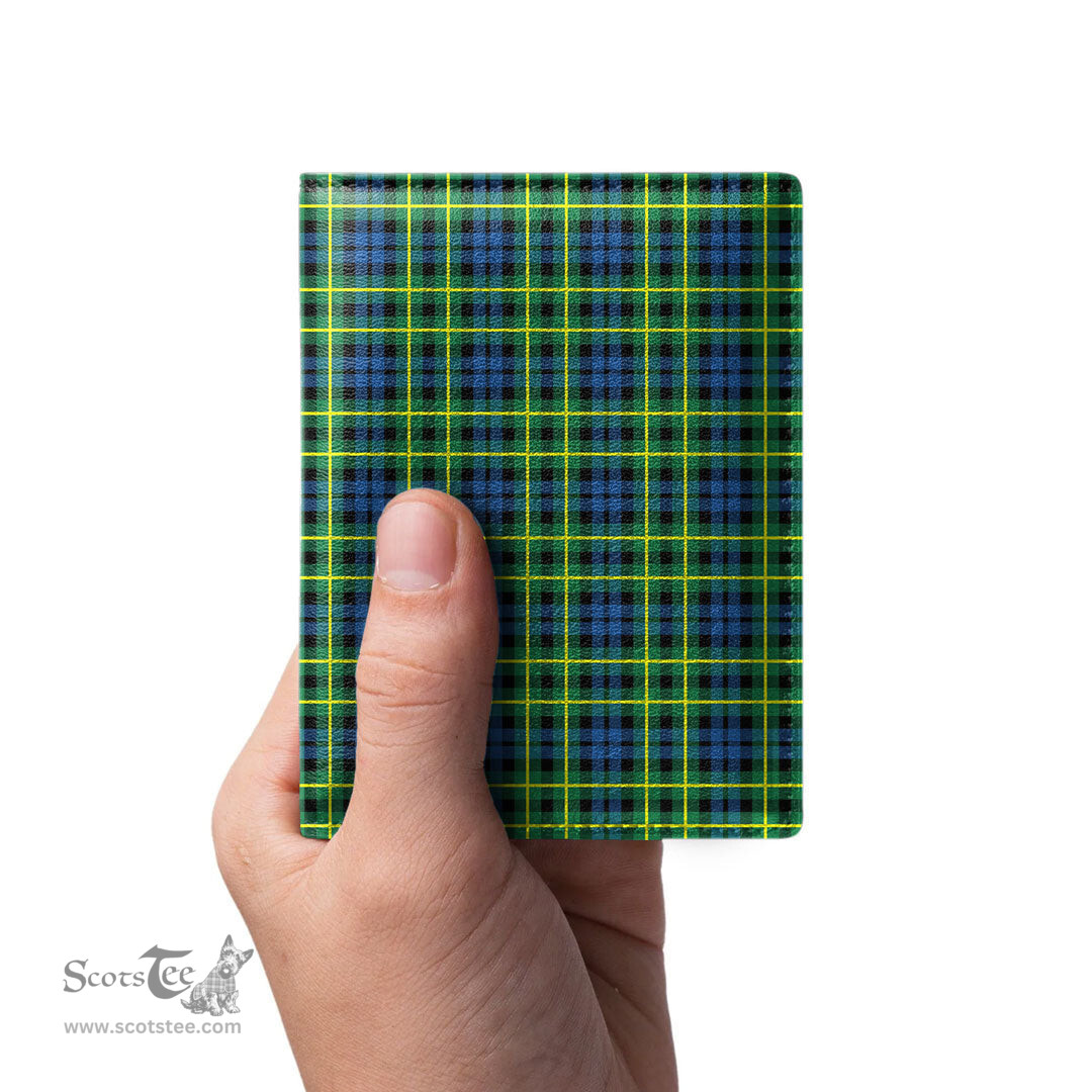 Scottish Campbell of Breadalbane Ancient Clan Tartan Mens Leather Wallet Tartan Wallet