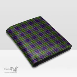 Scottish Ayrshire District Clan Tartan Mens Leather Wallet Tartan Wallet