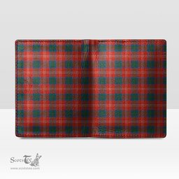 Scottish Chisholm Ancient Clan Tartan Mens Leather Wallet Tartan Wallet