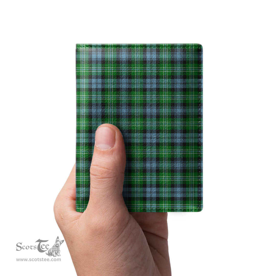 Scottish Arbuthnot Ancient Clan Tartan Mens Leather Wallet Tartan Wallet