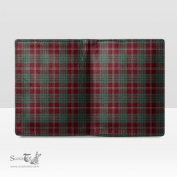 Scottish Crawford Modern Clan Tartan Mens Leather Wallet Tartan Wallet