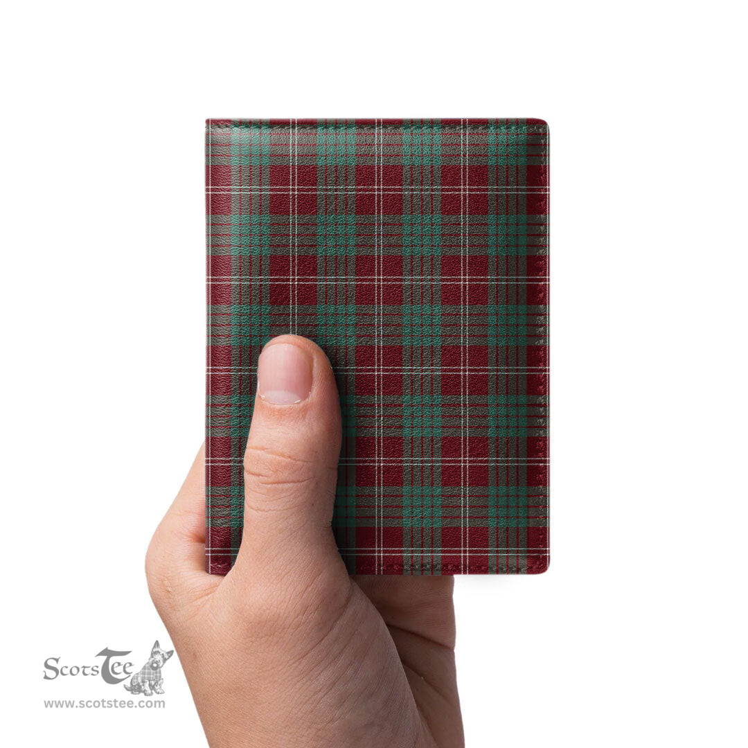 Scottish Crawford Modern Clan Tartan Mens Leather Wallet Tartan Wallet