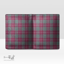 Scottish Crawford Ancient Clan Tartan Mens Leather Wallet Tartan Wallet