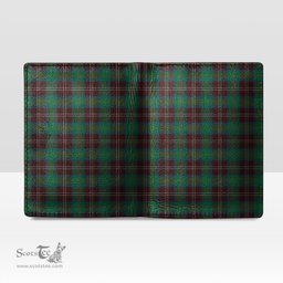 Scottish Chisholm Hunting Ancient Clan Tartan Mens Leather Wallet Tartan Wallet