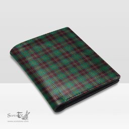 Scottish Chisholm Hunting Ancient Clan Tartan Mens Leather Wallet Tartan Wallet