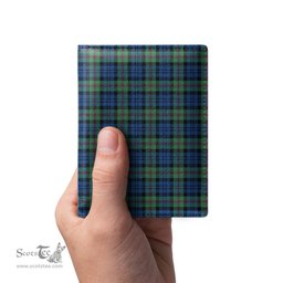 Scottish Baird Ancient Clan Tartan Mens Leather Wallet Tartan Wallet