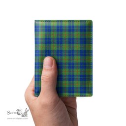 Scottish Barclay Hunting Ancient Clan Tartan Mens Leather Wallet Tartan Wallet