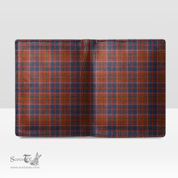 Scottish Cameron of Lochiel Ancient Clan Tartan Mens Leather Wallet Tartan Wallet