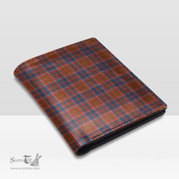 Scottish Cameron of Lochiel Ancient Clan Tartan Mens Leather Wallet Tartan Wallet