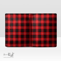Scottish Cunningham Modern Clan Tartan Mens Leather Wallet Tartan Wallet