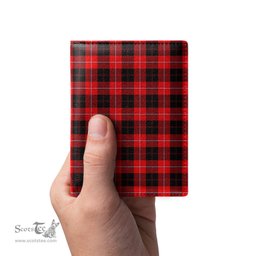Scottish Cunningham Modern Clan Tartan Mens Leather Wallet Tartan Wallet