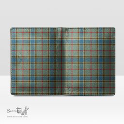 Scottish Balfour Blue Clan Tartan Mens Leather Wallet Tartan Wallet