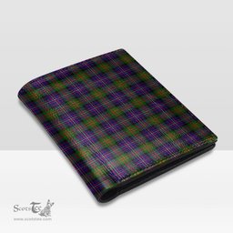Scottish Cameron of Erracht Modern Clan Tartan Mens Leather Wallet Tartan Wallet