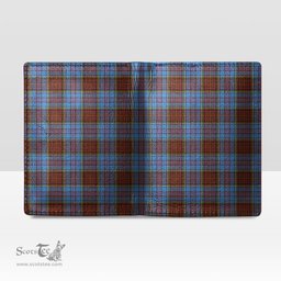 Scottish Anderson Modern Clan Tartan Mens Leather Wallet Tartan Wallet