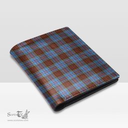 Scottish Anderson Modern Clan Tartan Mens Leather Wallet Tartan Wallet