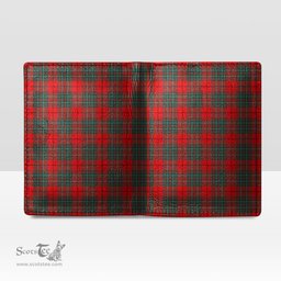 Scottish Cumming Modern Clan Tartan Mens Leather Wallet Tartan Wallet