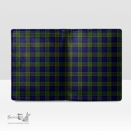 Scottish Colquhoun Modern Clan Tartan Mens Leather Wallet Tartan Wallet