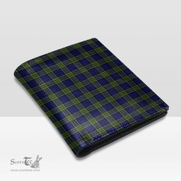 Scottish Colquhoun Modern Clan Tartan Mens Leather Wallet Tartan Wallet