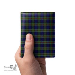 Scottish Colquhoun Modern Clan Tartan Mens Leather Wallet Tartan Wallet