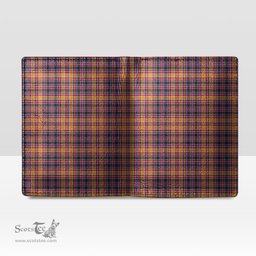 Scottish Jacobite Clan Tartan Mens Leather Wallet Tartan Wallet