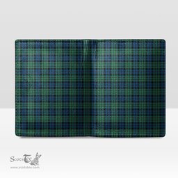 Scottish MacCallum Ancient Clan Tartan Mens Leather Wallet Tartan Wallet