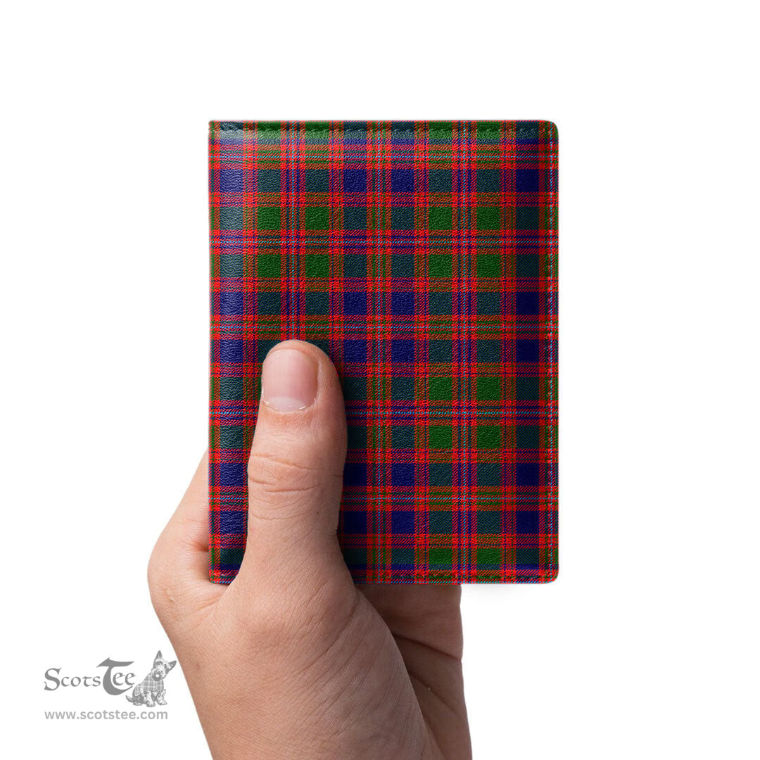 Scottish MacIntyre Modern Clan Tartan Mens Leather Wallet Tartan Wallet