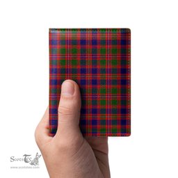 Scottish MacIntyre Modern Clan Tartan Mens Leather Wallet Tartan Wallet