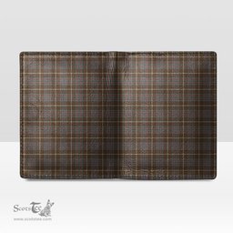 Scottish MacIntyre Hunting Weathered Clan Tartan Mens Leather Wallet Tartan Wallet