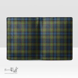 Scottish MacLellan Ancient Clan Tartan Mens Leather Wallet Tartan Wallet