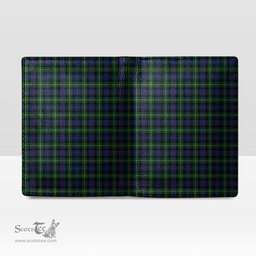 Scottish MacKenzie Modern Clan Tartan Mens Leather Wallet Tartan Wallet