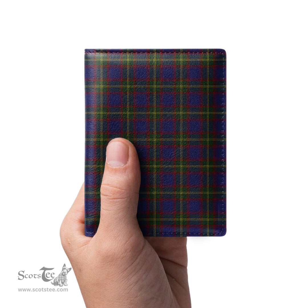 Scottish Durie Clan Tartan Mens Leather Wallet Tartan Wallet