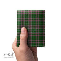 Scottish Gray Hunting Clan Tartan Mens Leather Wallet Tartan Wallet