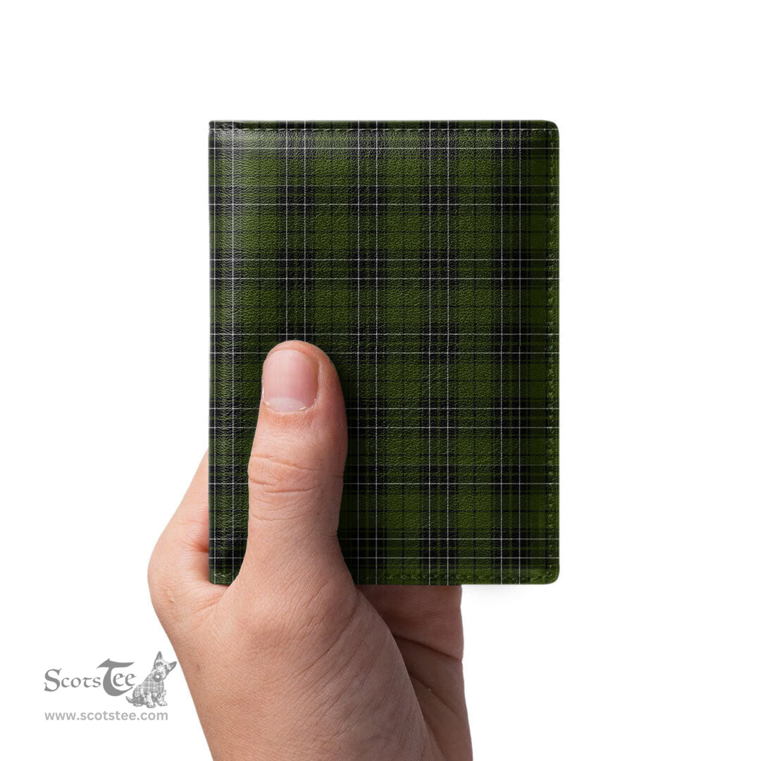 Scottish MacLean Hunting Clan Tartan Mens Leather Wallet Tartan Wallet