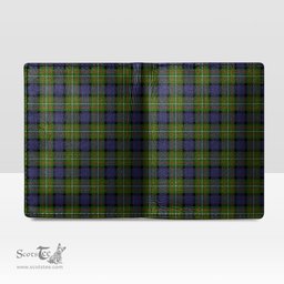Scottish Fergusson Modern Clan Tartan Mens Leather Wallet Tartan Wallet