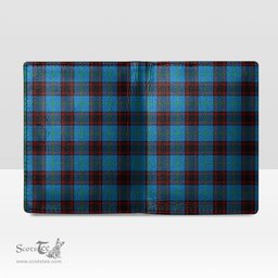 Scottish Home Ancient Clan Tartan Mens Leather Wallet Tartan Wallet