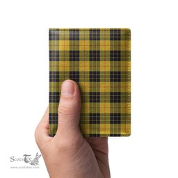 Scottish MacLeod of Lewis Ancient Clan Tartan Mens Leather Wallet Tartan Wallet