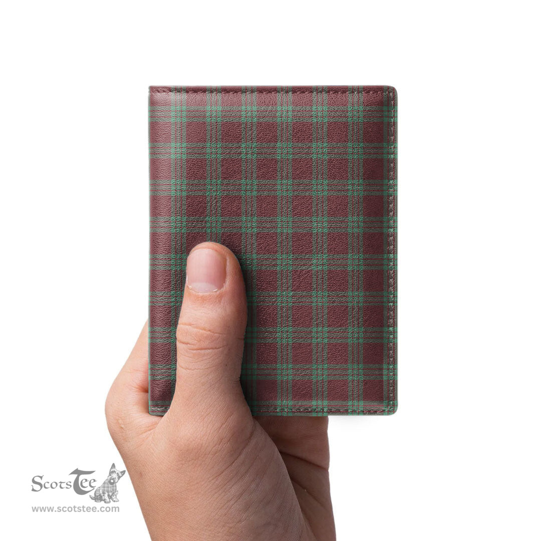 Scottish MacGregor Hunting Ancient Clan Tartan Mens Leather Wallet Tartan Wallet