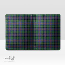 Scottish Logan Ancient Clan Tartan Mens Leather Wallet Tartan Wallet