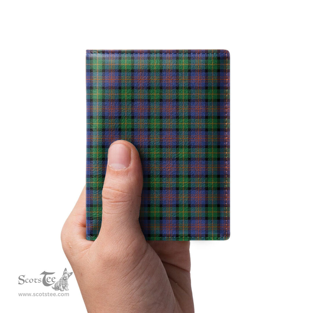 Scottish Logan Ancient Clan Tartan Mens Leather Wallet Tartan Wallet